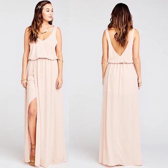 Show Me Your MuMu Dresses & Skirts - Show Me Your Mumu Kendall Maxi Dress NWT Blush Med